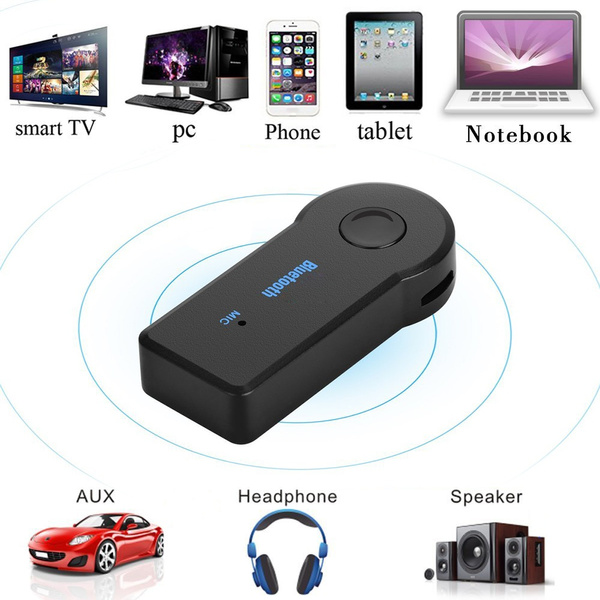''Bluetooth Receiver for Car, Aux Bluetooth Car Adapter 5 for Wired Speakers/ Headphones/ Home MUSIC''